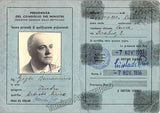 Gigli, Beniamino - Signed and Stamped Passport