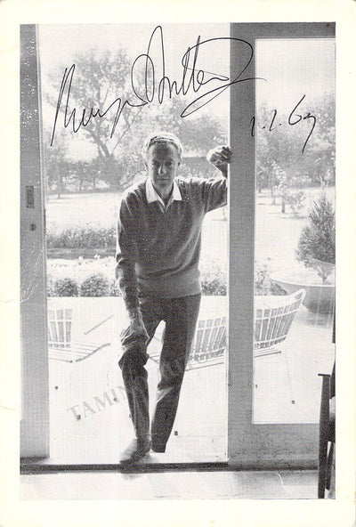 Britten, Benjamin - Signed Photograph 1969