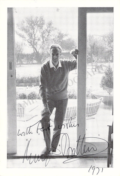 Britten, Benjamin - Pears, Peter - Set of 2 Signed Photographs