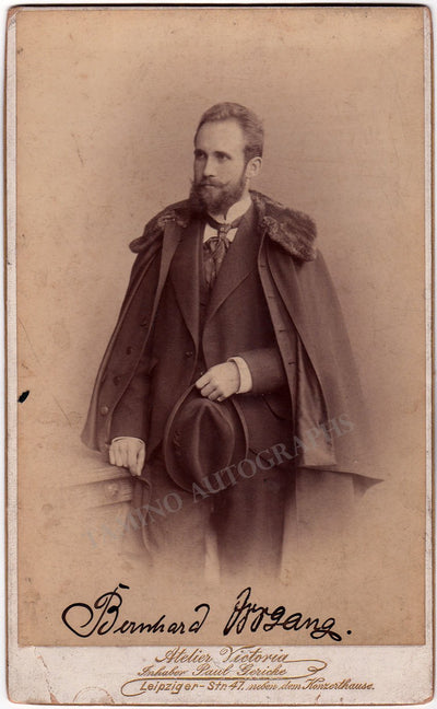 Irrgang, Bernhard - Signed Cabinet Photo