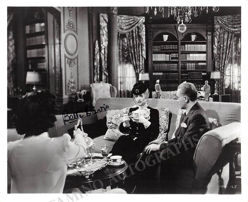 Davis, Bette - Signed photo in "Mr. Skeffington"