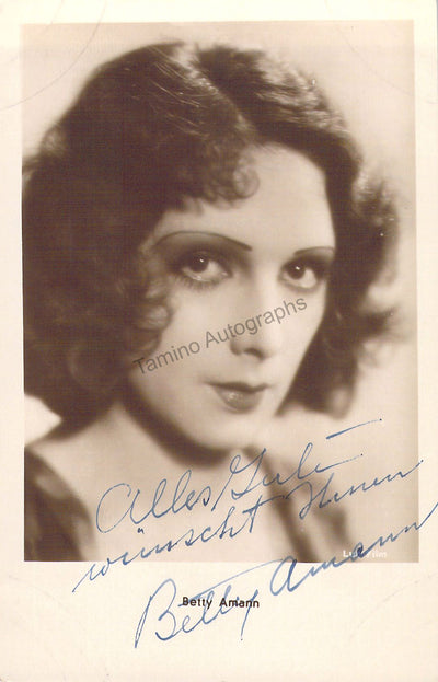 Amann, Betty - Signed Photograph