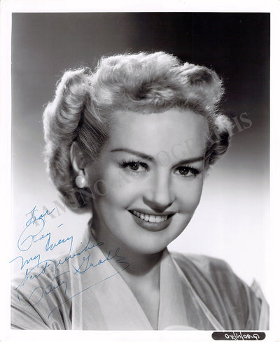 Grable, Betty - Signed Photograph