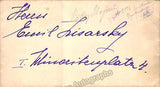 Stojan, Betty - Signed Card
