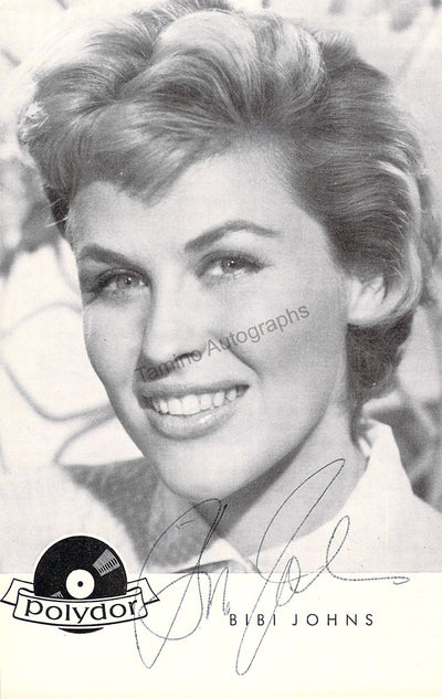 Johns, Bibi - Signed Photograph