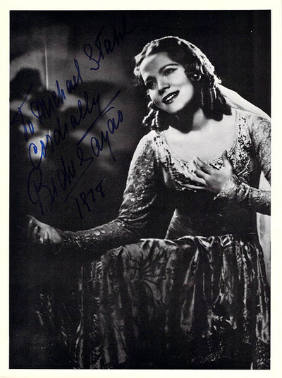Sayao, Bidu - Signed Photograph + Cast Page