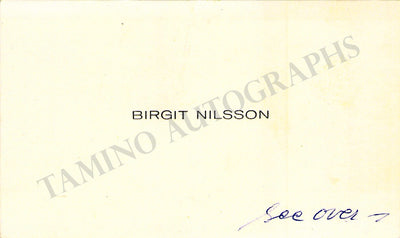 Nilsson, Birgit