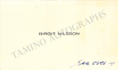 Nilsson, Birgit