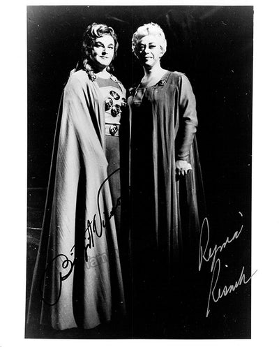 Nilsson, Birgit - Resnik, Regina - Double Signed Photograph in Tristan und Isolde