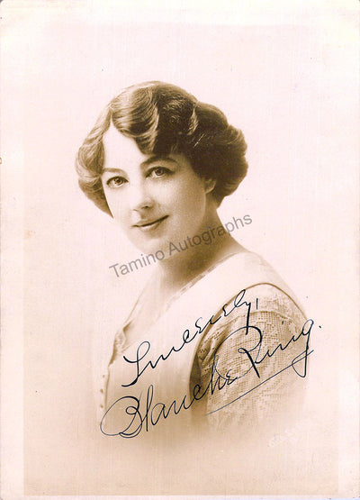 Ring, Blanche - Signed Photograph