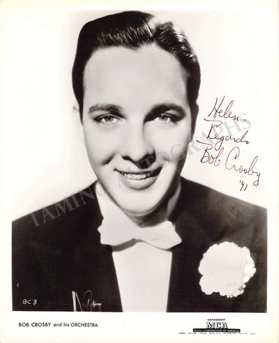 Crosby, Bob - Signed Photograph 1941