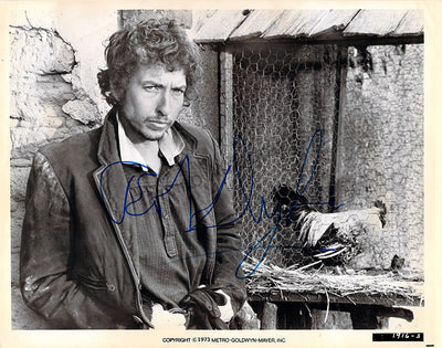 Dylan, Bob - Signed Photograph in "Pat Garrett & Billy The Kid"