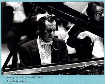 Bloch, Boris - Signed Photograph