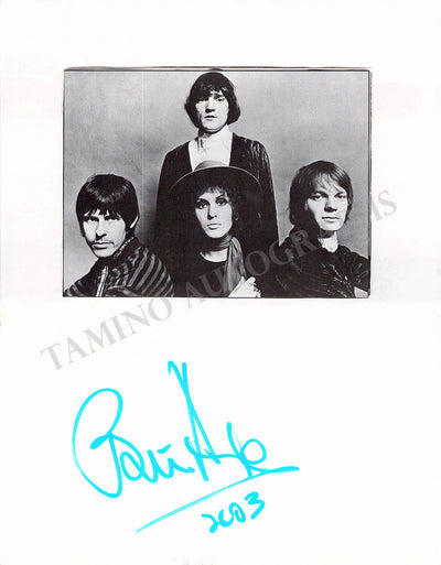 Auger, Brian - Signed Page