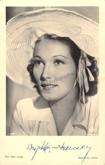 Horney, Brigitte - Signed Photograph