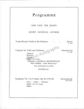 Shostakovich, Dmitri - Britten, Benjamin - Rozhdestvensky, Gennady - Rostropovich, Mstislav - Signed Program London 1960