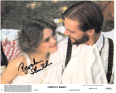 Shields, Brook - Signed Photograph in "Pretty Baby"