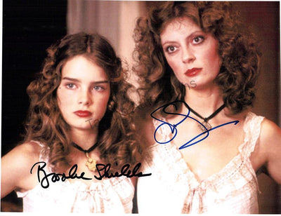 Shields, Brooke - Sarandon, Susan - Double Signed Photograph in "Pretty Baby"