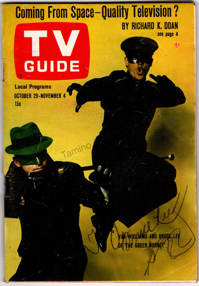 Lee, Bruce - Signed TV Magazine
