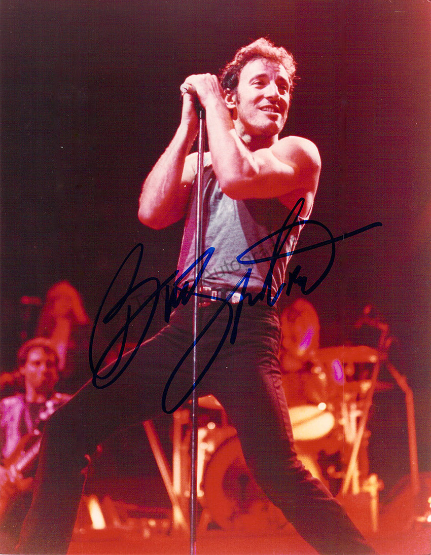 B. Springsteen Bruce Springsteen Autograph - Photo in Performance