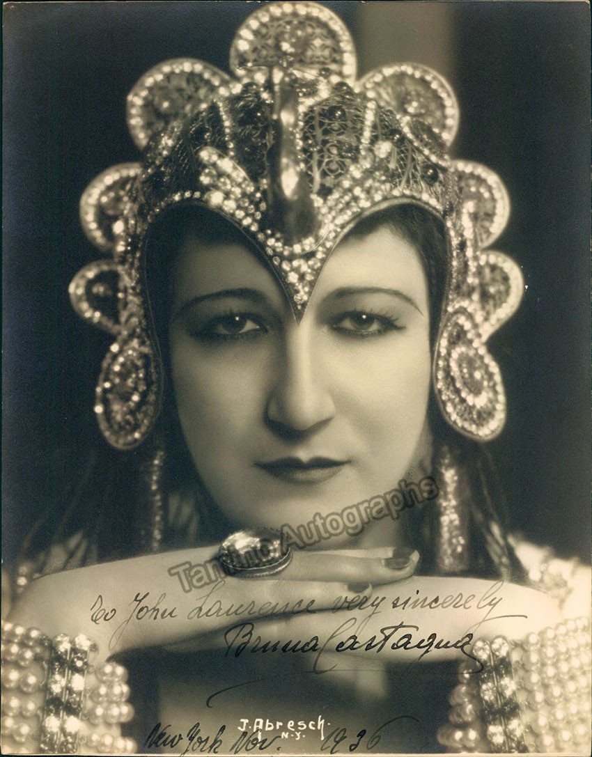 Castagna, Bruna - Signed Photo in Role 1936