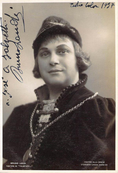LANDI, Bruno (Various Autographs)