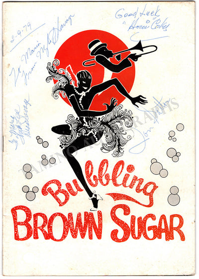 Bubbling Brown Sugar - Program Signed by Cast 1979