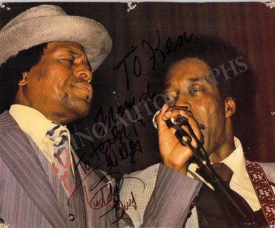 Guy, Buddy - Wells, Junior - Double Signed Photograph 1996