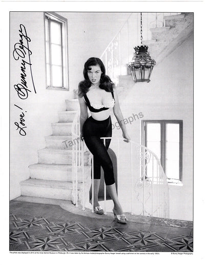 Yeager, Bunny - Large Photograph Signed