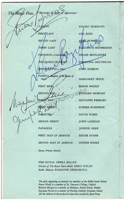 Price, Margaret - Burrows, Stuart & Others (Die Zauberflöte 1968)