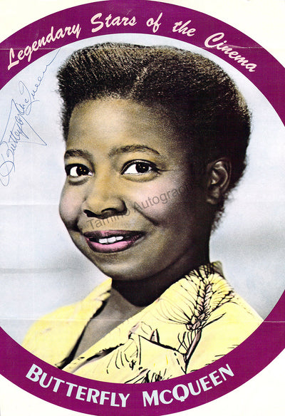 McQueen, Butterfly - Signed Playbill