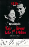 Callas, Maria - Di Stefano, Giuseppe - Sutherland, Robert - Large 1974 Mini Poster Signed by All 3!