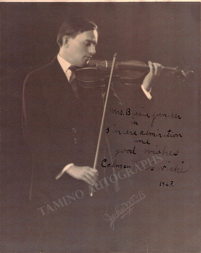 Luboviski, Calmon - Signed Photograph 1928