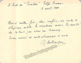 Bellaigue, Camille - 2 Autograph Notes Signed 1888