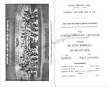 Bliss, Arthur - Campoli, Alfredo - Signed Program London 1954