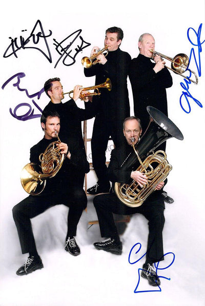 Canadian Brass Quintet - Large Photograph Signed by All