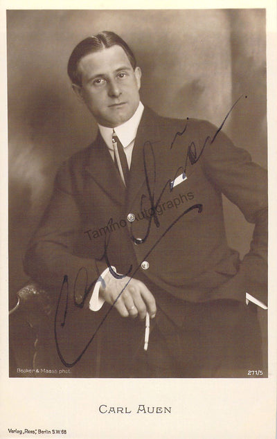 Auen, Carl - Signed Photograph