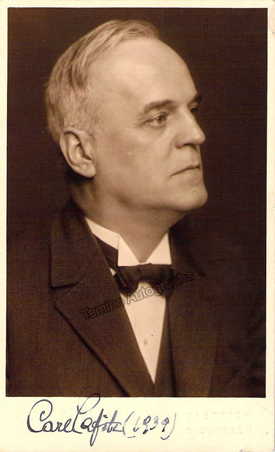 Lafite, Carl - Signed Photograph 1939