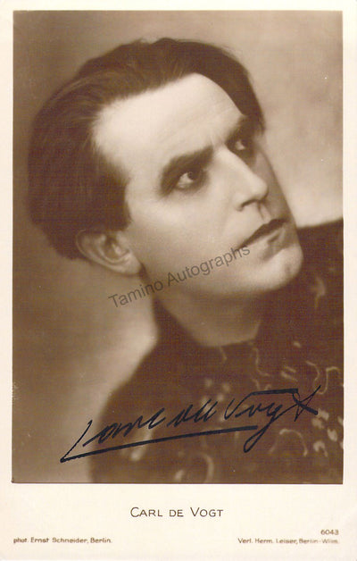 Vogt, Carl de - Signed Photograph