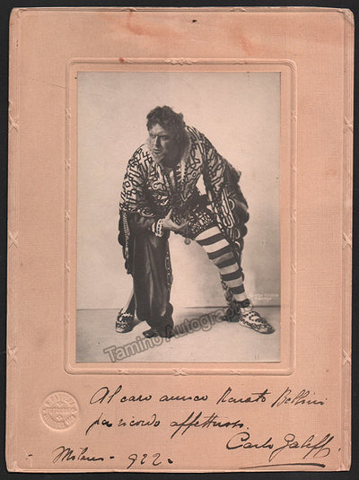 Galeffi, Carlo - Signed Photograph as Rigoletto 1922