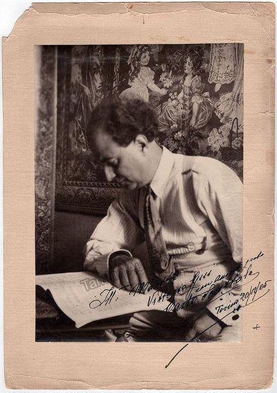 Scattola, Carlo - Large Signed Photo 1925