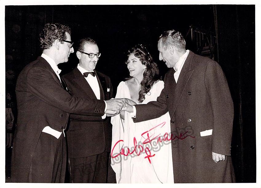 Franci, Carlo - Signed Photo in 1966