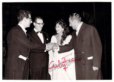 Franci, Carlo - Signed Photo in 1966