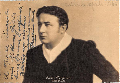 Tagliabue, Carlo - Signed Photograph in Role 1946