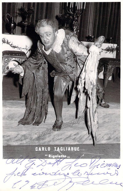 Tagliabue, Carlo - Signed Photo in Rigoletto