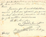 Isamitt, Carlos - Autograph Note Signed