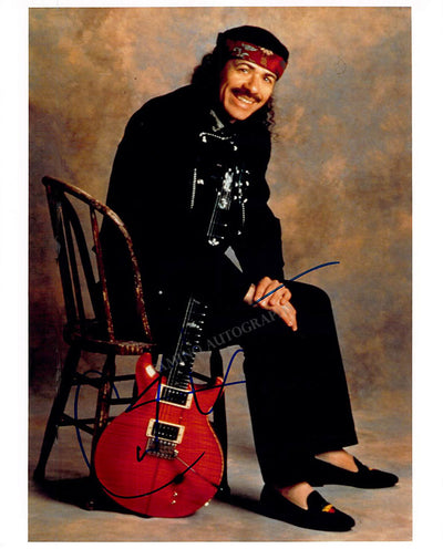 Santana, Carlos - Signed Photograph