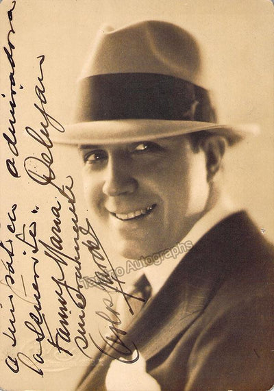 Gardel, Carlos - Signed Photo Postcard