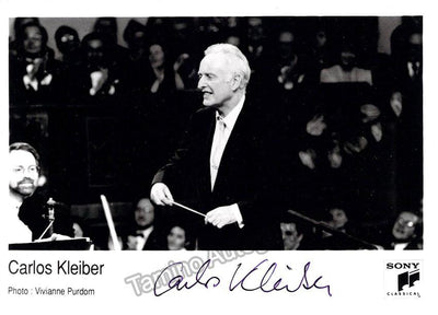 Kleiber, Carlos - Signed Photo Conducting