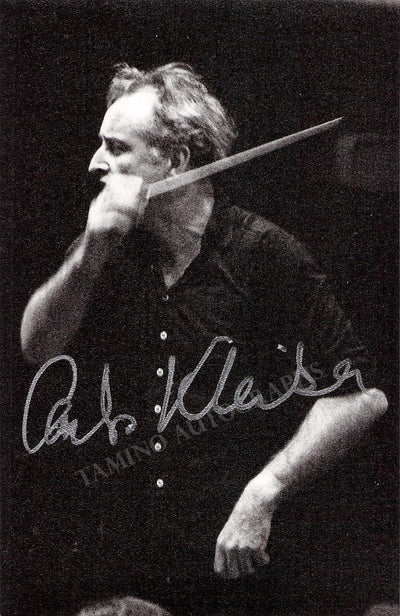 Kleiber, Carlos - Signed Photo Conducting